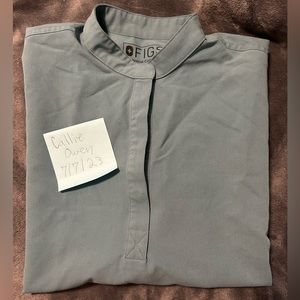 Figs Rafaela scrub top in hydrogreen